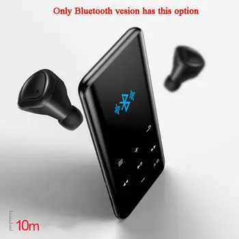 X5 Bluetooth MP4 плеър с 1.8-инчов изцяло сензорен екран FM радио запис на електронни Книги Музика Видео плейър вграден високоговорител MP 3 плеър