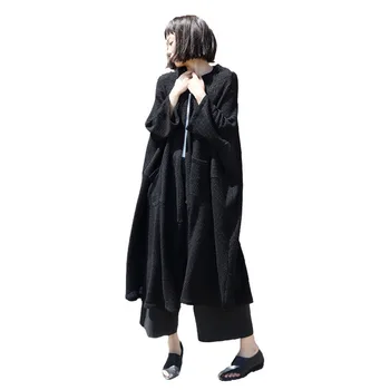 XITAO литературен плюс размер жилетка дамска мода разширено пуловер самоличността на извънгабаритни трикотаж Дамски дрехи есен DZL2130