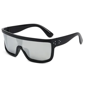 2020 поляризирани steampunk слънчеви очила мъжка мода негабаритная рамка ретро слънчеви очила с огледални очила дамски нюанси UV400 мъжете