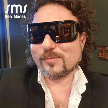 2020 поляризирани steampunk слънчеви очила мъжка мода негабаритная рамка ретро слънчеви очила с огледални очила дамски нюанси UV400 мъжете
