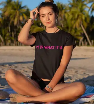 Това е нещо, което е остров цитат розово жените тениска памук ежедневни забавна тениска подарък за Дама Йонг момиче топ Tee Drop Ship S-998