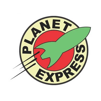 13см х 13см за Извънземни от Планетата Експрес лого Vinyl стикер на кола, камион прозорец стикер JDM стени броня автомобилни аксесоари