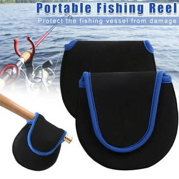 Преносима риболовна поясная чанта малък размер на прът макара за съхранение на рамото на краката стръв, примамки чанта YA88