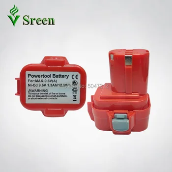1300mAh NI-CD 9.6 V PA09 Battery For Makita Replacement Rechargeable Power Tools Батерия Пакети 9122 9120 9100 9100A 9101
