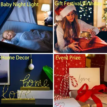 Японската манга the Promised Neverland Emma Figure Led Night Light for Home Room Decor Kids Child Nightlight нощна настолна лампа