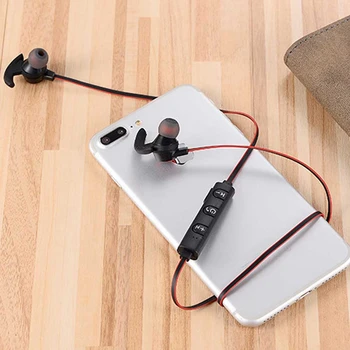 Спортна Безжична Bluetooth Слушалка Виси 4.1 Стерео Безжични Спортни Двойни Слушалки За Мобилни Универсални Музикални Слушалки