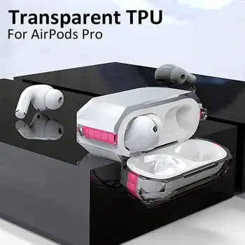 Прозрачни Прозрачни Калъфи За Слушалки За AirPods Pro Case Устойчив На Удари Защитен Калъф За AirPods 3 Luxury Накрайници За Уши Cover Case