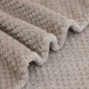 Фланелевый руно хвърли едно одеяло меко одеяло плътен цвят воал плюшено калъфче за легла и разтегателен Коледен подарък#35