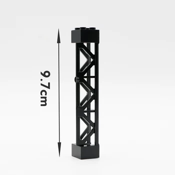 City Building Blocks Military Accessories Support Stent Column 2x2x10 Pillar car Toys ww2 Compatible Техника parts bulk Bricks