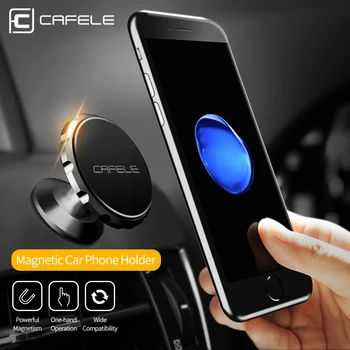 CAFELE Универсален магнитен кола на телефона на 360 ротация на GPS на мобилен телефон за кола поставка за iphone X Huawei P20 Pro Samsung S9