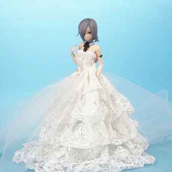 Аниме цифри Akeiro Kaikitan кадифе Бяла сватбена рокля 27 см PVC фигура играчки модел играчки секси момиче колекция кукла за подарък