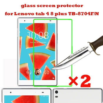 2 елемента от закалено стъкло за Lenovo Tab 4 8/8 Plus TB-8504X TB-8504F TB-8704F TB-8704X TB-8504 TB-8704 Tablet Screen Protector филм