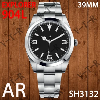 Мъжки механичен часовник 39мм EXPLORER I 214270 39мм ARF 1:1 Edition 904L корпус от неръждаема стомана и верижка Sh3132 реплика