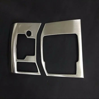 За Mazda CX-5 2017-2020 KF RHD Car вътрешен панел за превключване на предавките рамка стикер на кутията тапицерия кутия за декорация от неръждаема стомана