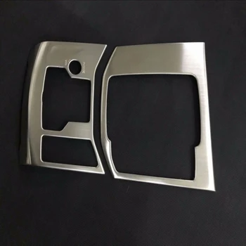 За Mazda CX-5 2017-2020 KF RHD Car вътрешен панел за превключване на предавките рамка стикер на кутията тапицерия кутия за декорация от неръждаема стомана