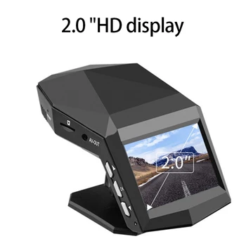 1080P Car DVR Камера Center Console Driving Recorder 2.0 Инчов HD Sn Night Vision Car Driving Recorder F100