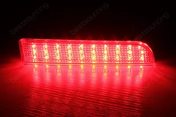 ANGRONG LED броня рефлектор Червена леща задна спирачка стоп сигнал за Mitsubishi Lancer Evo X CZ4A