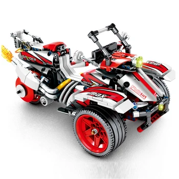 511pcs Техника Motorcycle Car Offroad Model building blocks Speed Racing Car City Vehicle Motorbike Bricks Комплекти Toys for Childre