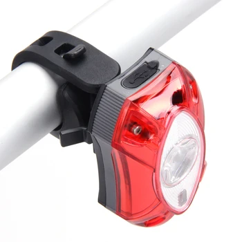 USB Акумулаторна задни задни Велосипеден фенер лампа задна светлина luz trasera Raypal Rain водоустойчив Ярък led защитен Велосипеден фенер