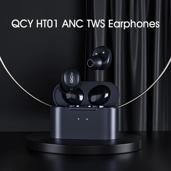 QCY HT01 за безжична връзка Bluetooth 5.0 слушалки ANC намаляване на шума, мини слушалки