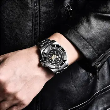 PAGANI DESIGN Brand Men Business Luxury Watch мъжки автоматично механичен часовник Водоустойчив Модерен мъжки часовник от неръждаема стомана