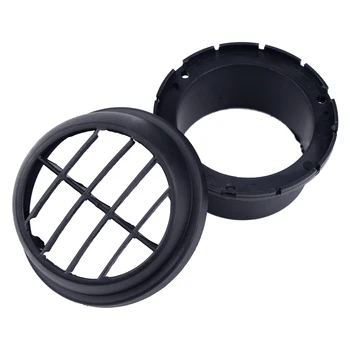 DWCX 75mm Black Plastic Rotatable Air Outlet Vent Net Cover of Cap Exhaust Pipe For Air Diesel Parking Heater