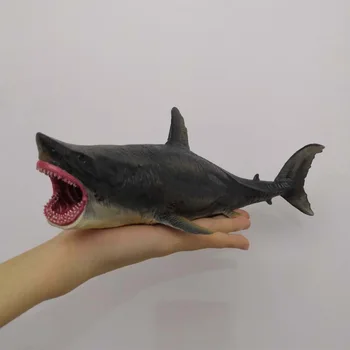 Океан Морски Живот Морски Животни Акула Мегалодон Фигура Модел Образователни Обучение Подарък Играчка За Деца Събиране На Играчки
