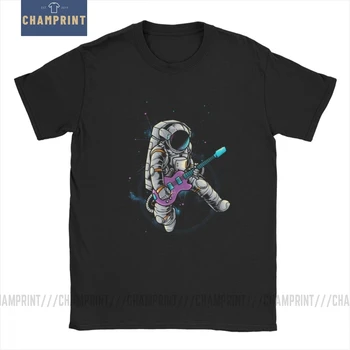 Мъжки T-Shirt Spacebeat Балансьор Памук, Тениски С Къс Ръкав Звезда Галактика Тениска Sci Скафандър Космонавт Астронавт Върховете Графичен
