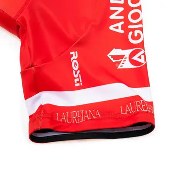 2019 Team ANDRONI Red Cycling Jersey 9D Gel Bike Shorts Suit МТБ Ropa Ciclismo Мъжки Summer Short Sleeve Bicycling Maillot Носете