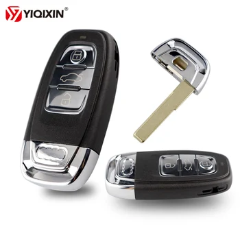 YIQIXIN 3 Button Smart Remote Car Key Shell за Audi A4L Q5 A3 A4 A5 A6 A8 Quattro Q5 Q7 A6 A8 Remote System Replacement Shell