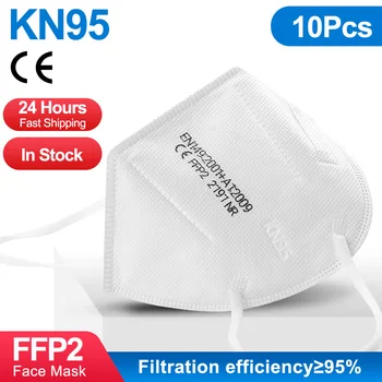 Маскарилла FFP2 KN95 устата Маска 5 слоя Антипылевые защитни KN95 маски за лице за многократна употреба филтър fpp2 ffp2mask CE