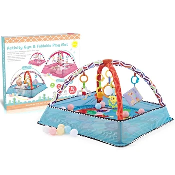 Детски мат Baby Play Mat Kids Rug Gym Fitness Frame Activity Fence Toys Q1FE