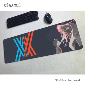 Darling in the franxx padmouse 900x300x3mm gaming мишка game Domineering mouse pad gamer computer desk mat notbook mousemat
