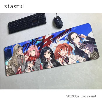 Darling in the franxx padmouse 900x300x3mm gaming мишка game Domineering mouse pad gamer computer desk mat notbook mousemat