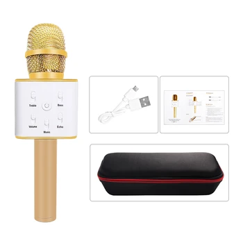 В9 Bluetooth Безжичен Микрофон за Мобилен Телефон Микрофона да Пее И да Записва Преносим Микрофон Ws858 Обновяване на Караоке Микрофон Дома кабелна телевизия