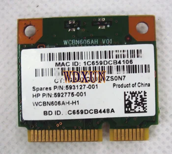 Безжичен Wi Fi N + Bluetooth BT 3.0 половината PCI-E Карта Atheros AR5B195 за HP 592775-001