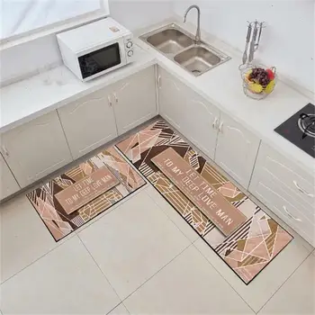 Кухня противоскользящий мат дълъг коридор подложка за баня, всекидневна килим на входа мат 3D модел животни, килими, декорация на дома пол