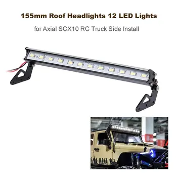 RC Car LED Light Bar 4/5/6/8/10/11/12/14 светодиоди за Traxxas Trx4 Axial SCX10 90046 D90 RC Rock Crawler Truck Body Shell Roof Light
