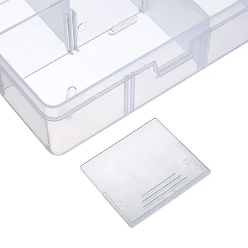28 окото отделения за бижута кутия за пластмасови прозрачен скъпоценен камък мъниста калъф контейнер 34.5*21.5*4.5 см