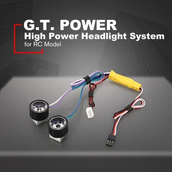 G. T. POWER High Power System Headlight Super Bright LED Светлина / лампа за кола RC RC Crawler самолет, лодка аксесоари