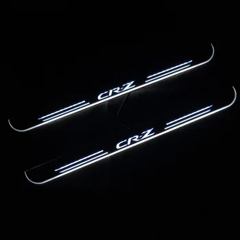 Обичай Логото на колата за Honda CR-Z CRZ 2010 до 2018 движещи Led Добре дошли светлина пътеки Сила врати печки Scuff кола на педали