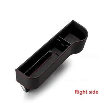 Столче за кола междина кутия за съхранение на многофункционален ПУ кожен калъф с джобен размер столче за кола странична цепка на притежателя чаша притежателя на мобилен телефон аксесоари