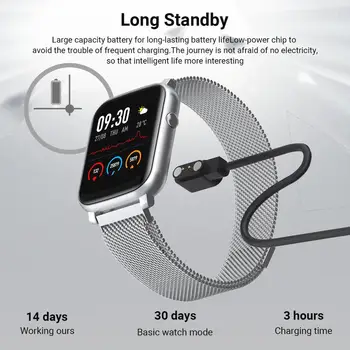 Gandley F1 Swimming Smart Watch IP68 фитнес тракер Smartwatch за Android и iOS смартфон
