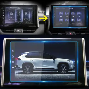 GPS навигация закалено стъкло протектор на екрана на автомобила централен екран за управление защитно фолио за Toyota RAV4 РАВ 4 2019 2020