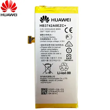 Huawei истински Original Replacement Phone Battery For Huawei Ascend P8 Lite HB3742A0EZC 2200mAh Li-Polymer Battery+безплатни инструменти