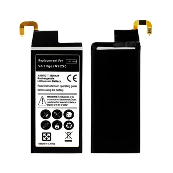 Оригинал YCDC 3030mAh литиева батерия подмяна на батерия за Samsung Galaxy S6 Edge G9250 G925F G925k G925l G925a батерия