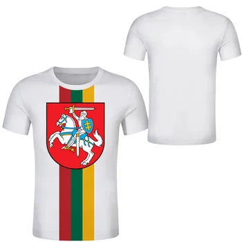 Литва потребителски САМ тениски Lietva Nation Flag любовник Tee Shirt Customize ЛИТВА LT Country Team parent-child мъжки дрехи