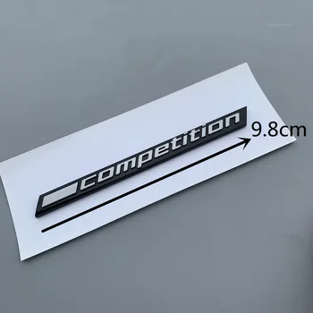 Лъскаво черен конкурс бар подчертаната емблема за BMW Thunder Edition M1 M2 M3 M4 M5 M6 M7 M8 X3M X4M X5M X6M стикер багажника на колата