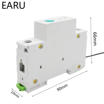 1P Din Rail WIFI Smart Energy Meter консумирана мощност кВтч метър автоматичен превключвател таймер за време, реле превключвател волтметър за умни домове