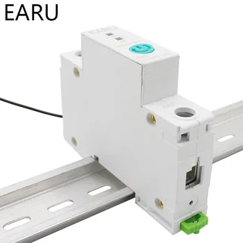 1P Din Rail WIFI Smart Energy Meter консумирана мощност кВтч метър автоматичен превключвател таймер за време, реле превключвател волтметър за умни домове